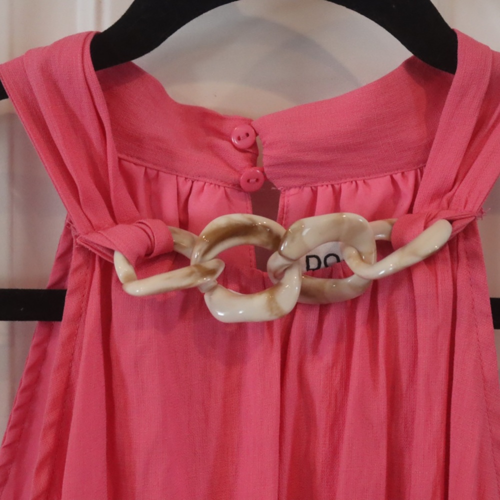 DO + BE Acrylic Ring Chain Halter Neck Romper. NWT - Picture 6 of 9